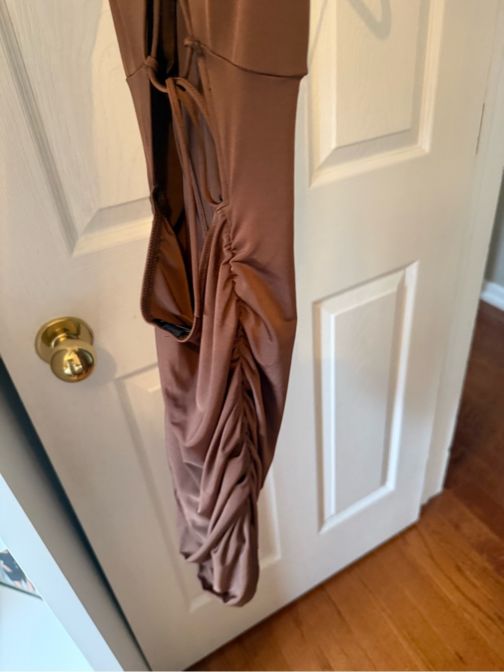 Windsor Brown Strappy Dress - Picture 5 of 7